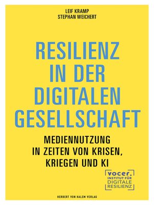 cover image of Resilienz in der digitalen Gesellschaft